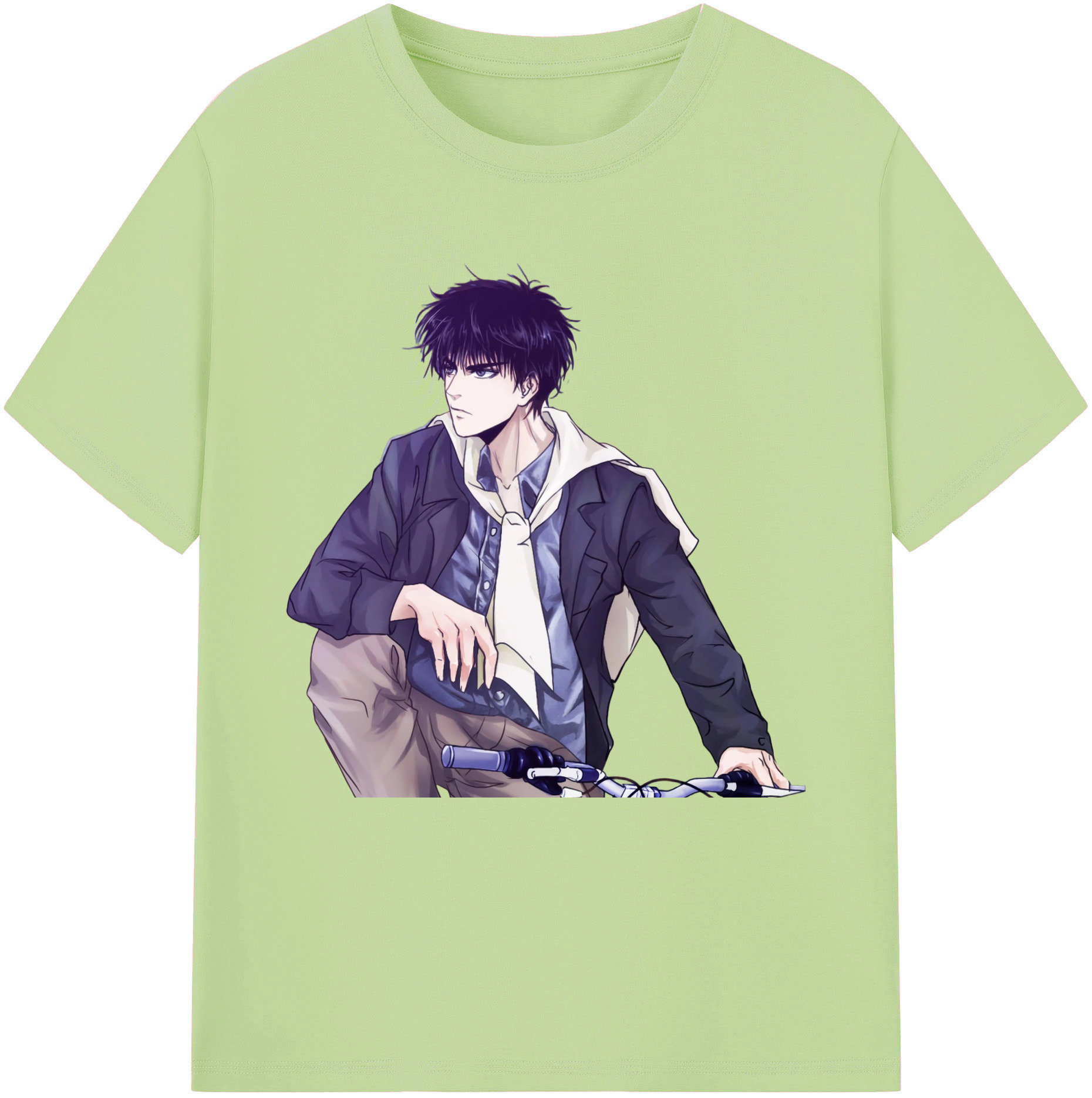 SLAM DUNK／スラムダンク 綿100％半袖Tシャツ（フロントプリント）